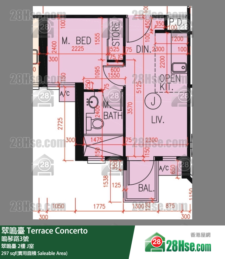 翠鸣台 翠鸣台 2楼 J室 平面图