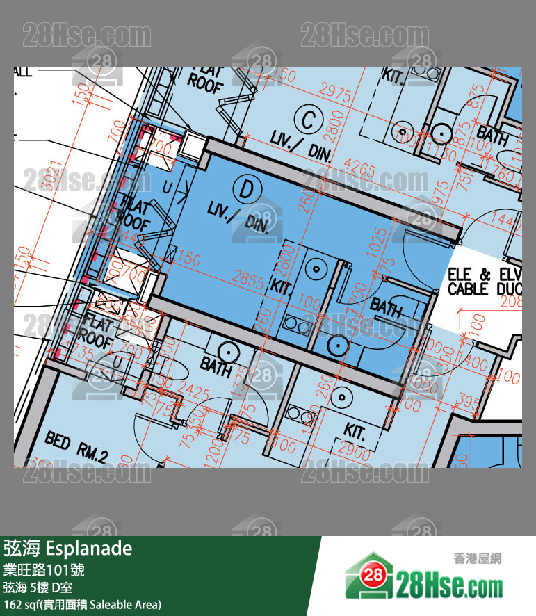 弦海 弦海 5樓 D室 平面圖