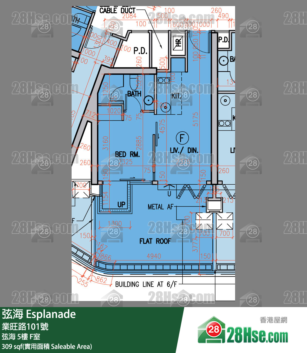 弦海 弦海 5樓 F室 平面圖