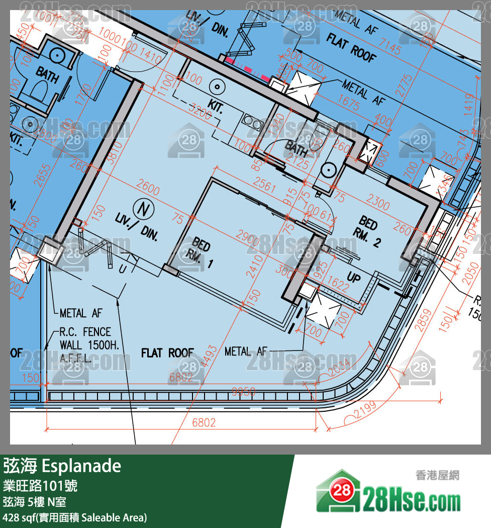 弦海 弦海 5樓 N室 平面圖