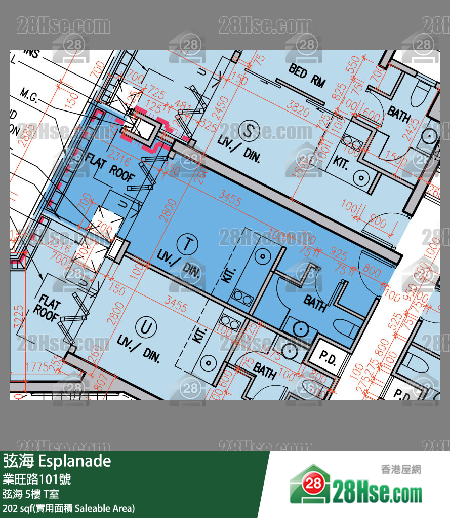弦海 弦海 5樓 T室 平面圖