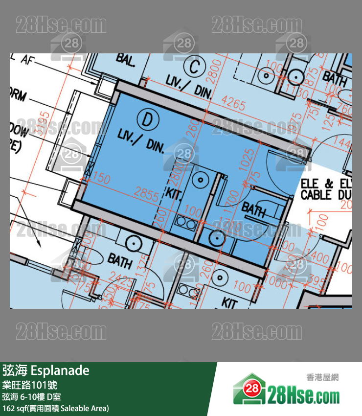 弦海 弦海 9樓 D室 平面圖