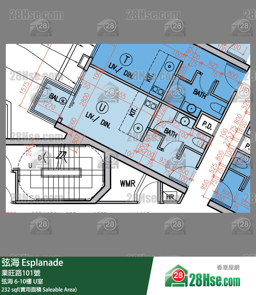 弦海 弦海 9樓 U室 平面圖