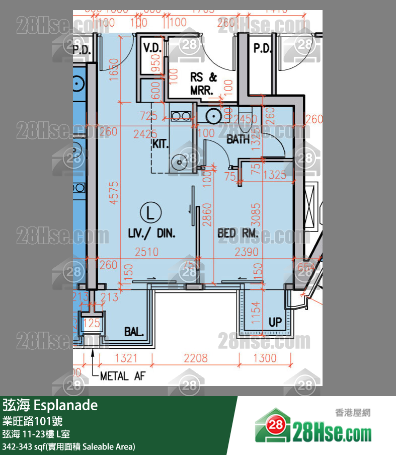弦海 弦海 12樓 L室 平面圖