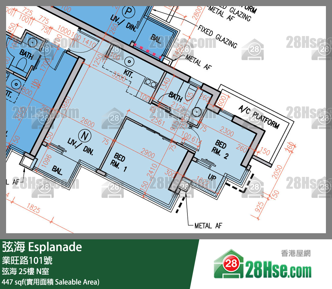 弦海 弦海 25樓 N室 平面圖