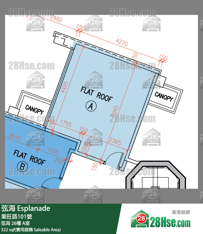 弦海 弦海 26樓 A室 平面圖