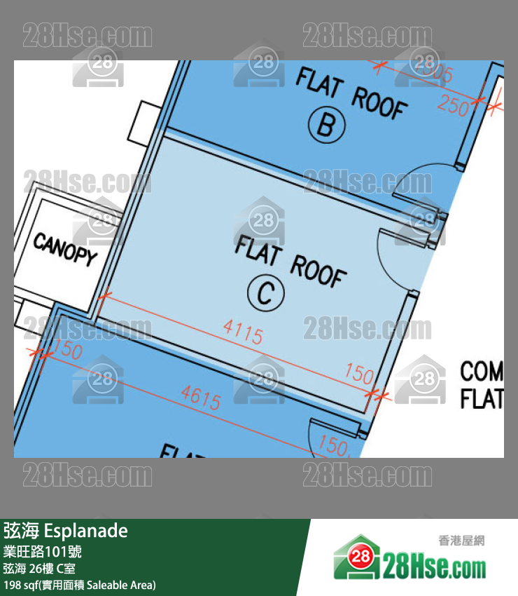 弦海 弦海 26樓 C室 平面圖