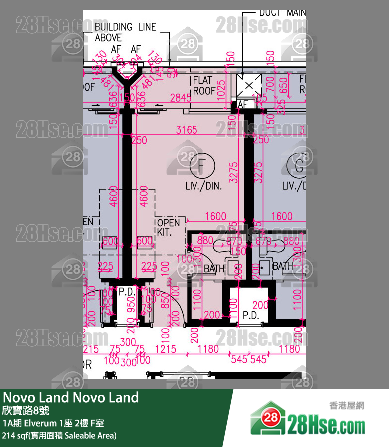 Novo Land 1A期 Elverum 1座 2楼 F室 平面图