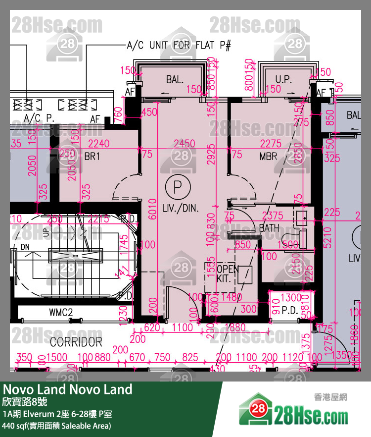 Novo Land 1A期 Elverum 2座 18樓 P室 平面圖