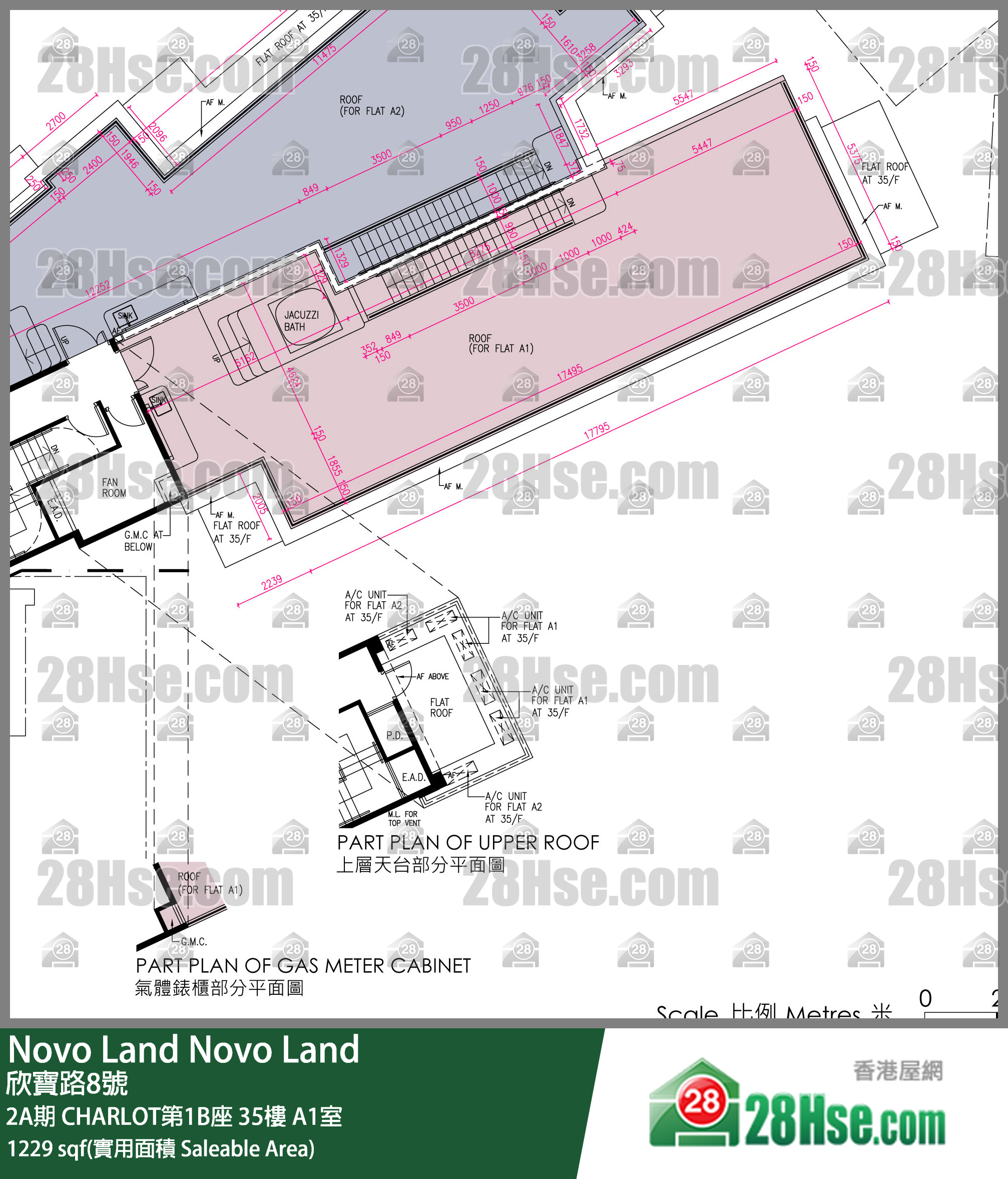 Novo Land 2A期CHARLOT第1B座35樓 A1室 平面圖