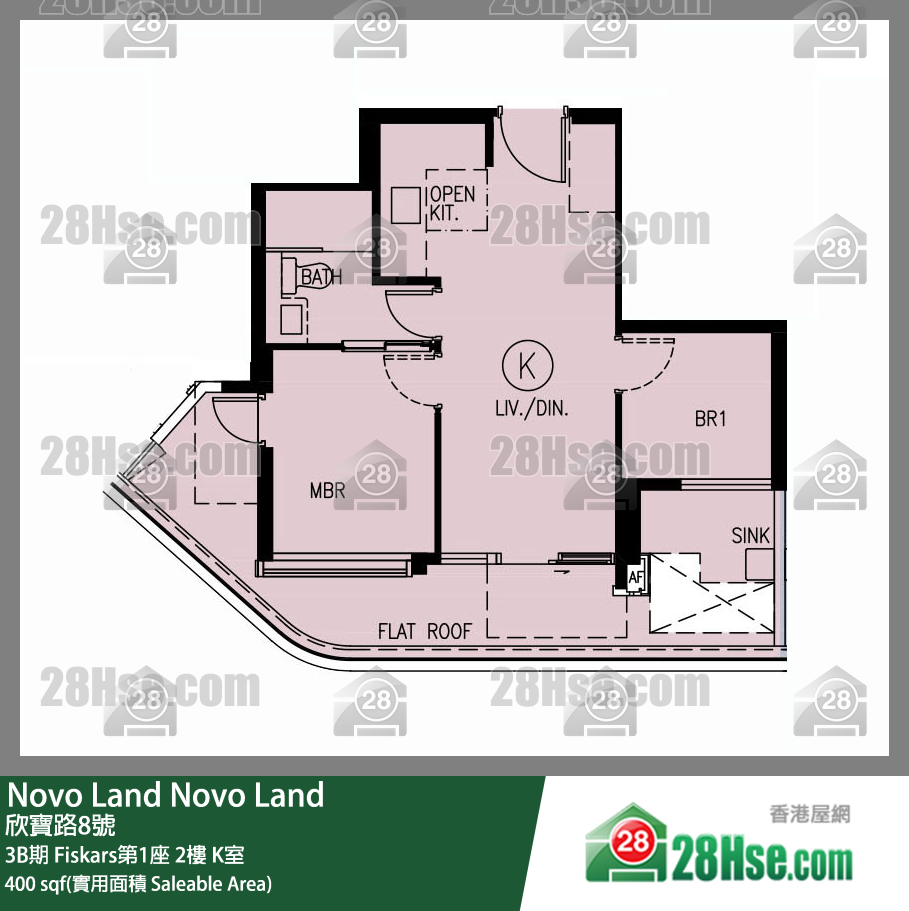 Novo Land 3B期 Fiskars第1座 2楼 K室 平面图