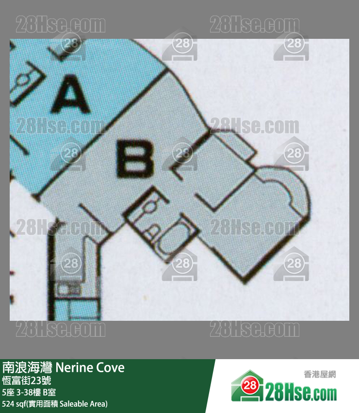 Nerine Cove Unit FloorPlan (Provided by 28Hse)