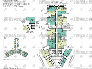 Leung Wai House 3/f To 35/f FloorPlan