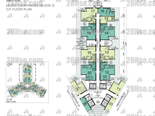 Leung Chun House 2/f FloorPlan