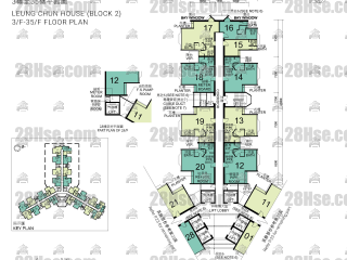 Leung Chun House 3/f To 35/f FloorPlan