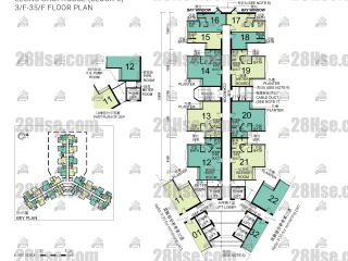 Leung Shui House 3/f To 35/f FloorPlan