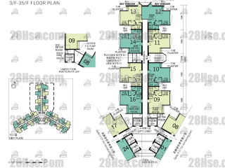 Leung Wah House 3/f To 35/f FloorPlan