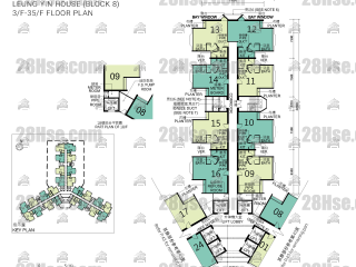 Leung Yin House 3/f To 35/f FloorPlan