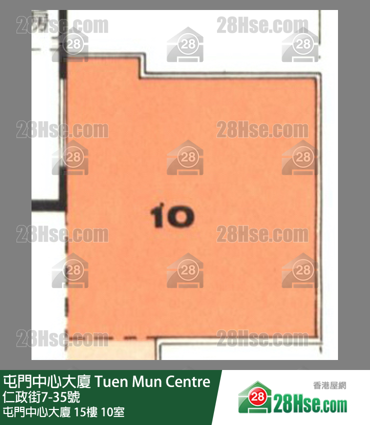 屯门中心大厦 屯门中心大厦15楼 10室 平面图