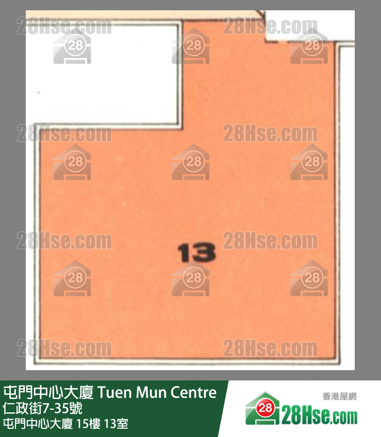屯门中心大厦 屯门中心大厦15楼 13室 平面图