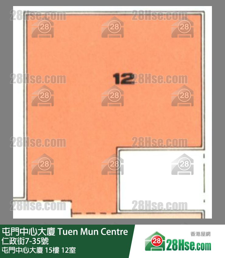 屯門中心大廈 屯門中心大廈15樓 12室 平面圖