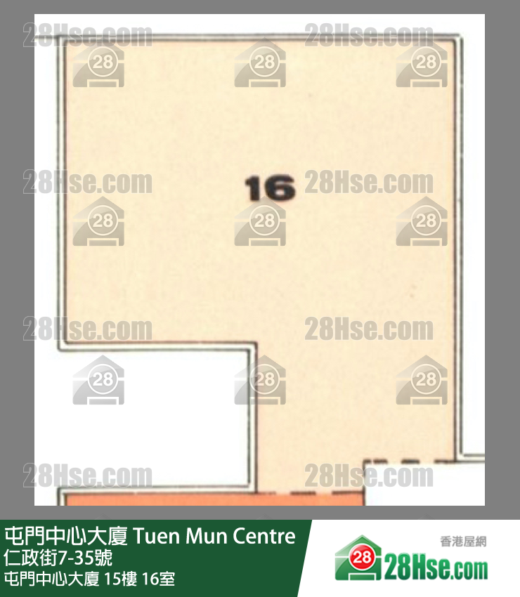 屯門中心大廈 屯門中心大廈15樓 16室 平面圖