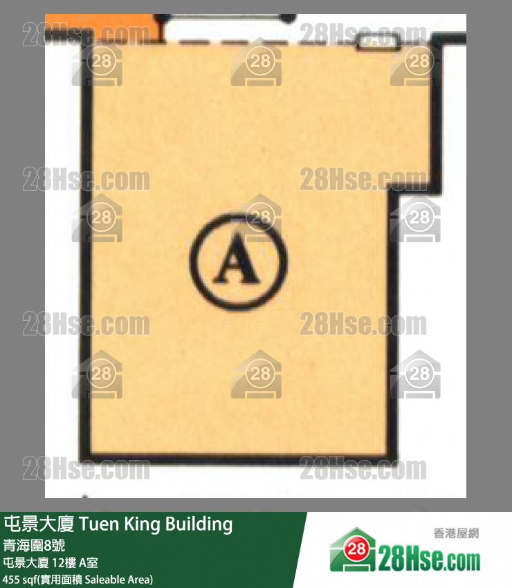 屯景大廈 屯景大廈 12樓 A室 平面圖