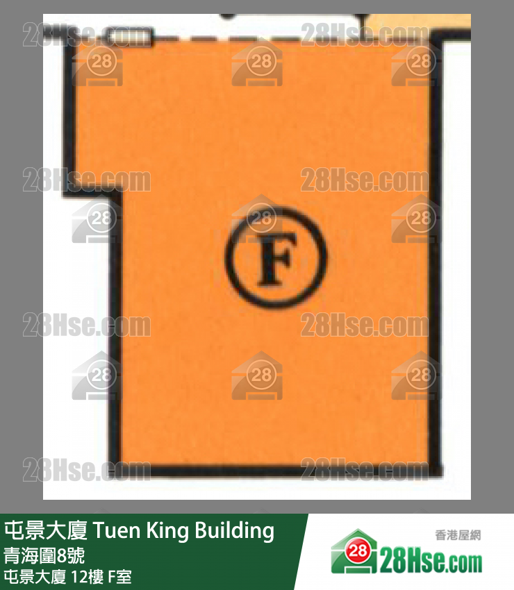 屯景大厦 屯景大厦12楼 F室 平面图