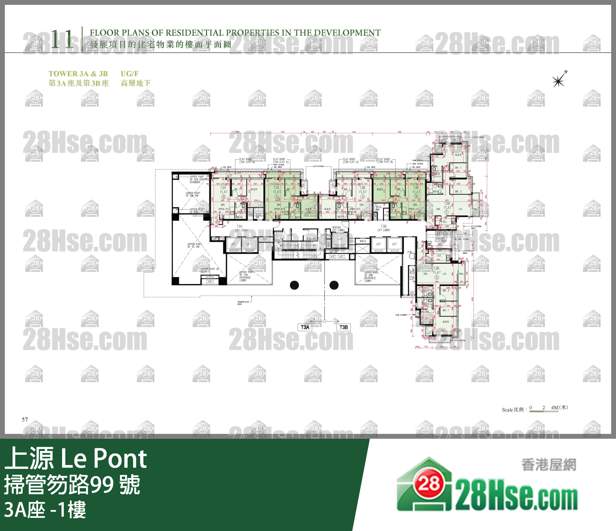 3A座 -1樓 平面圖