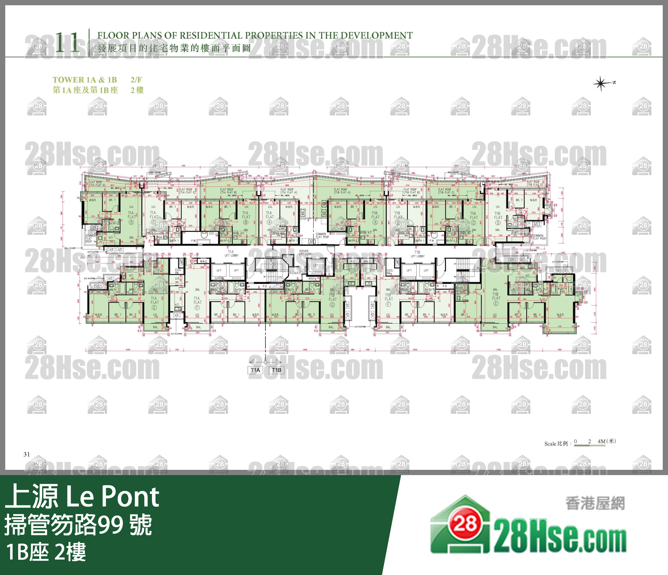 1B座 2樓 平面圖