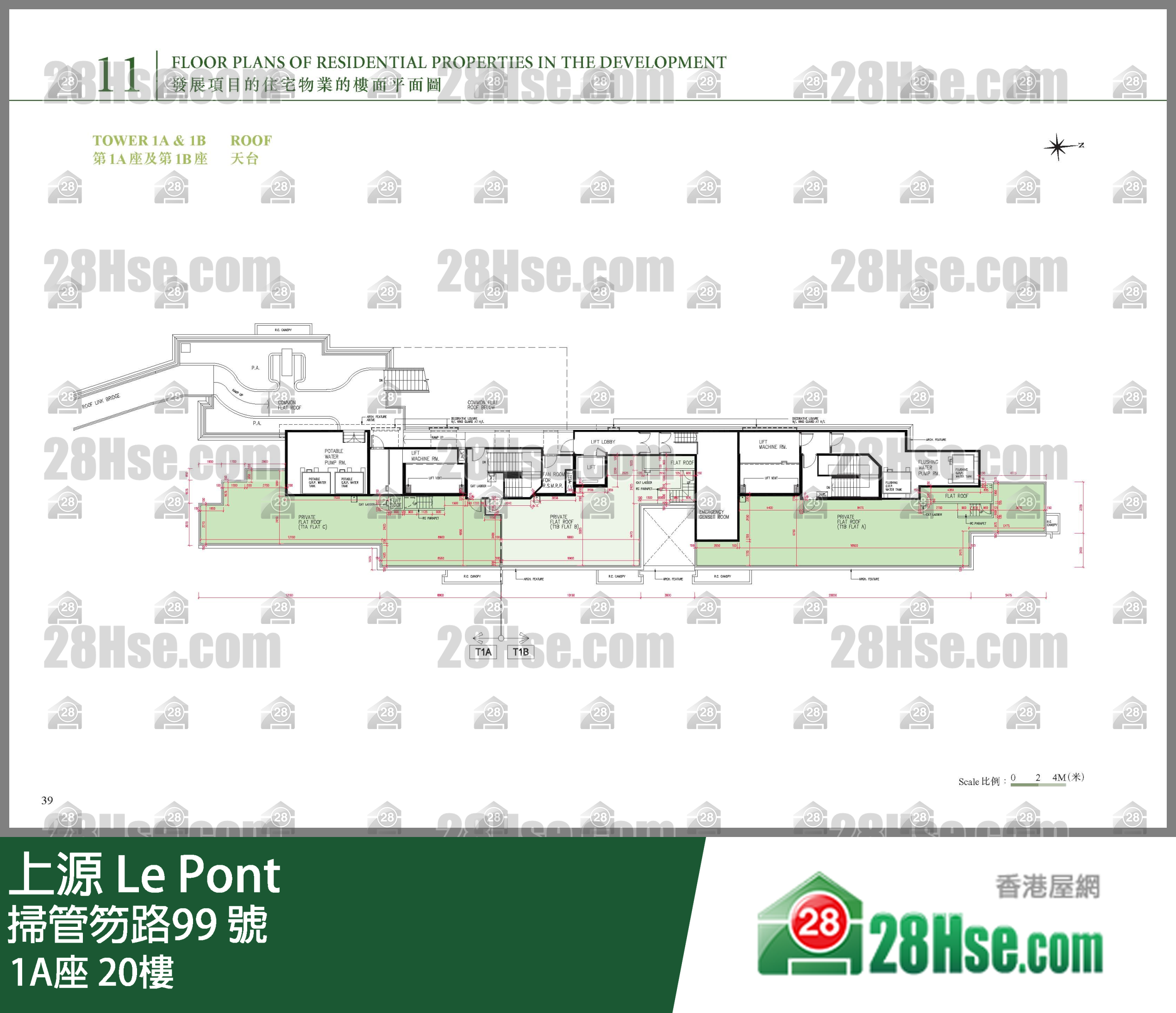 1A座 20樓 平面圖