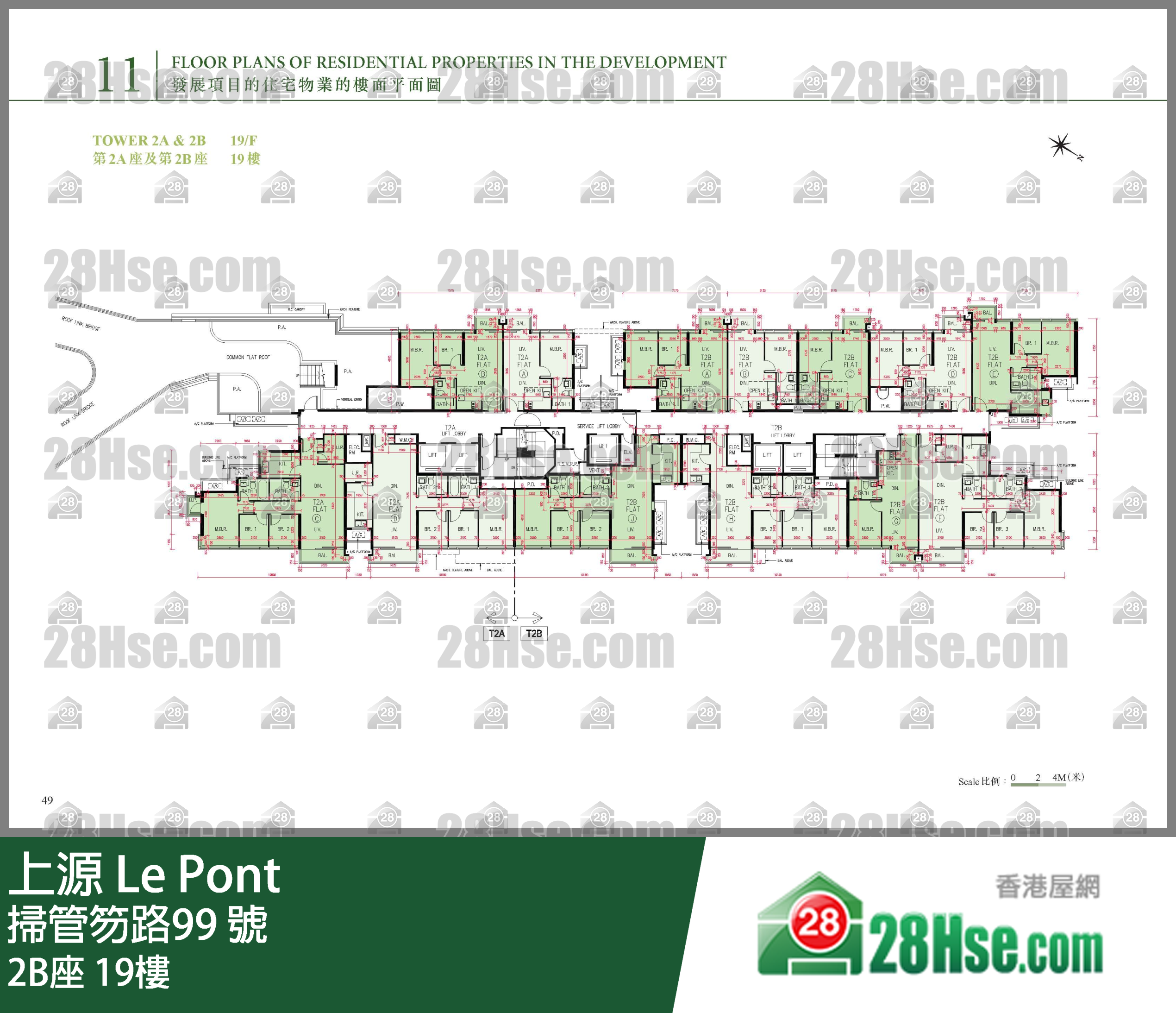 2B座 19樓 平面圖