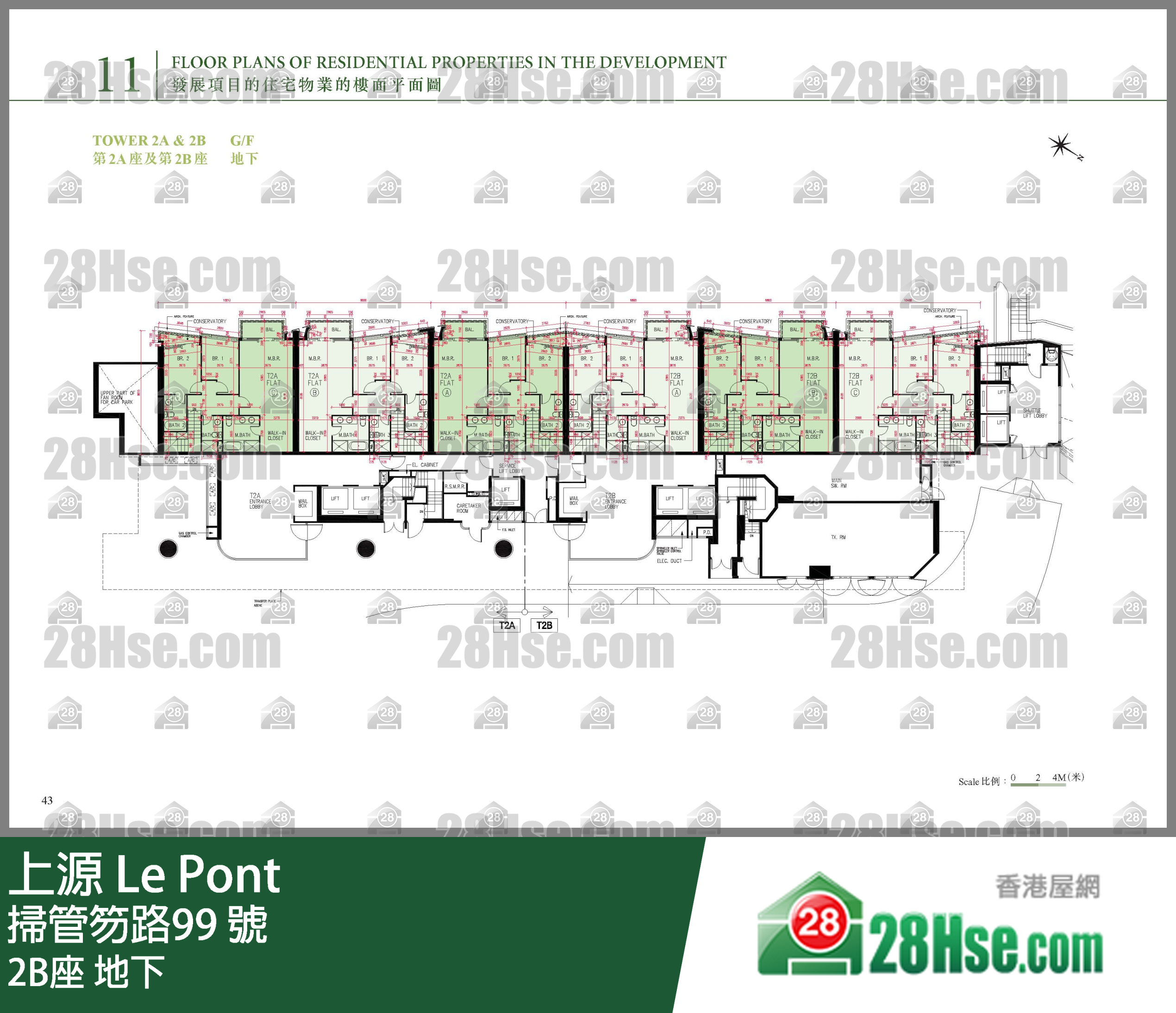 2B座 地下 平面圖