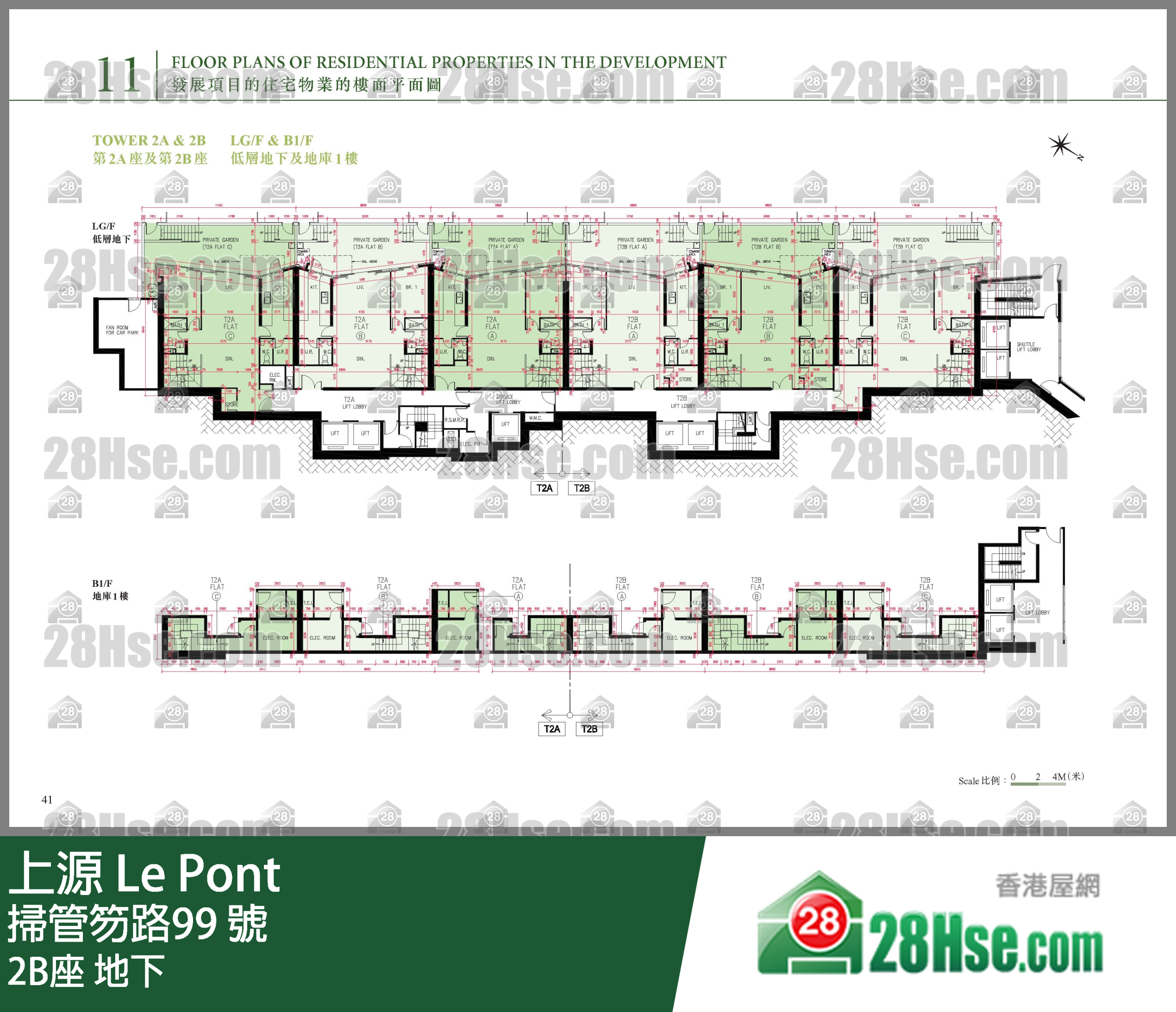2B座 地下 平面圖