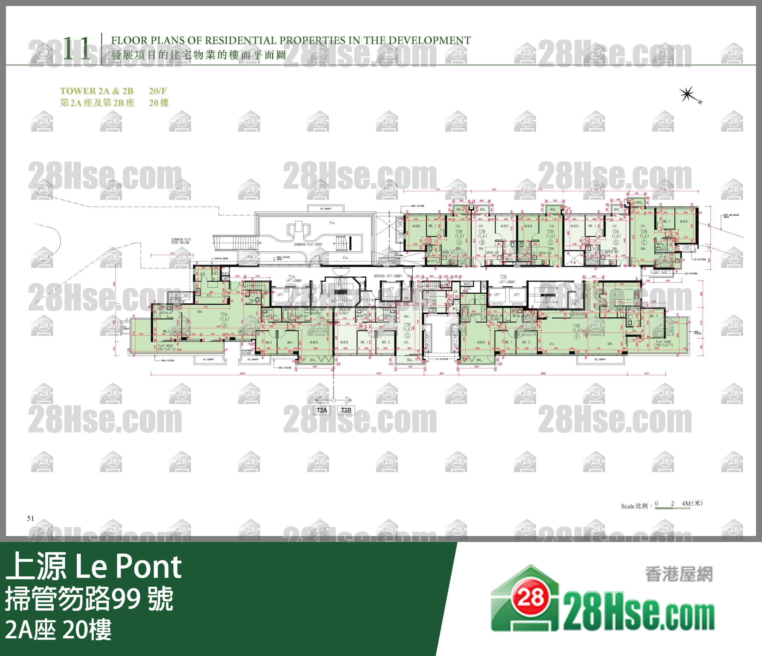 2A座 20樓 平面圖