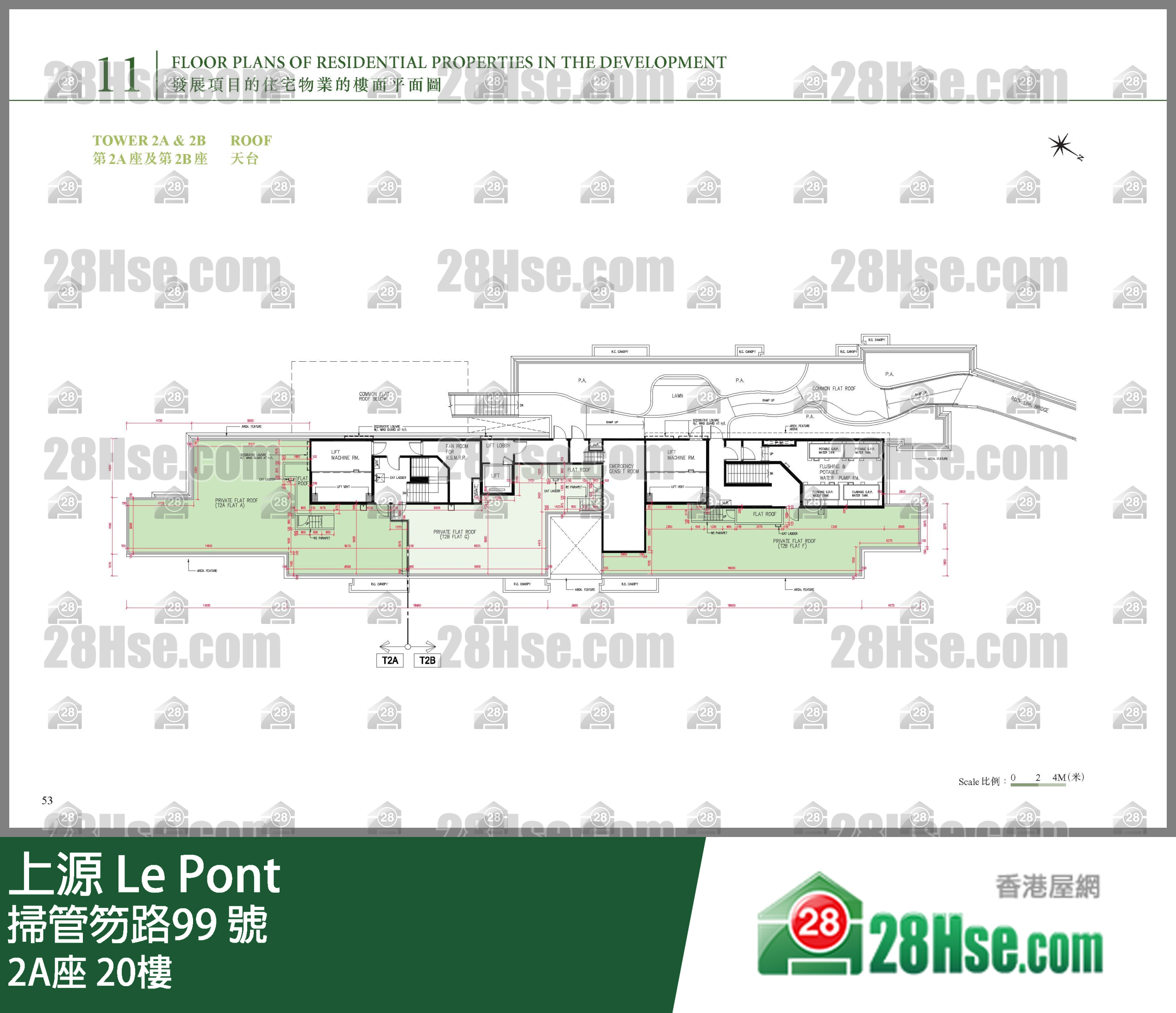 2A座 20樓 平面圖