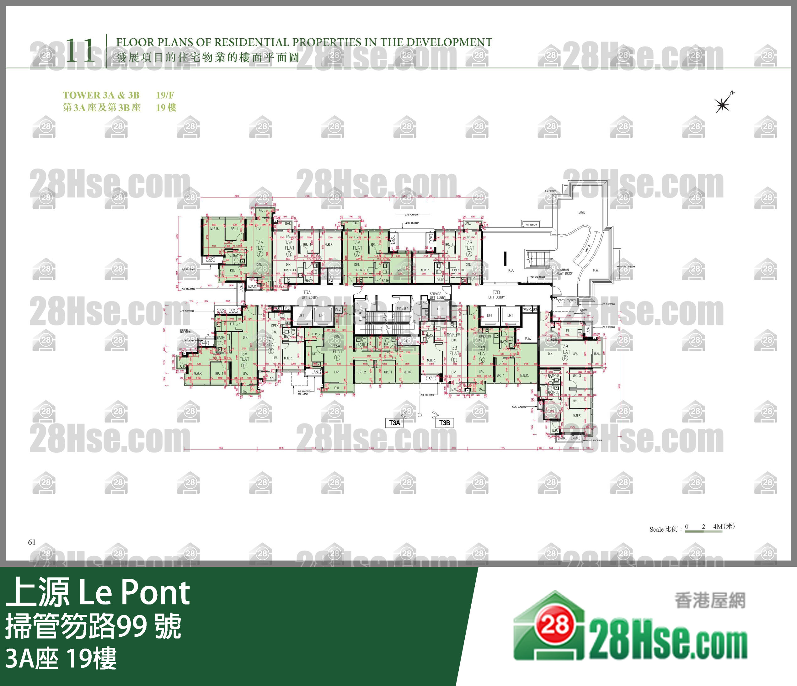3A座 19樓 平面圖