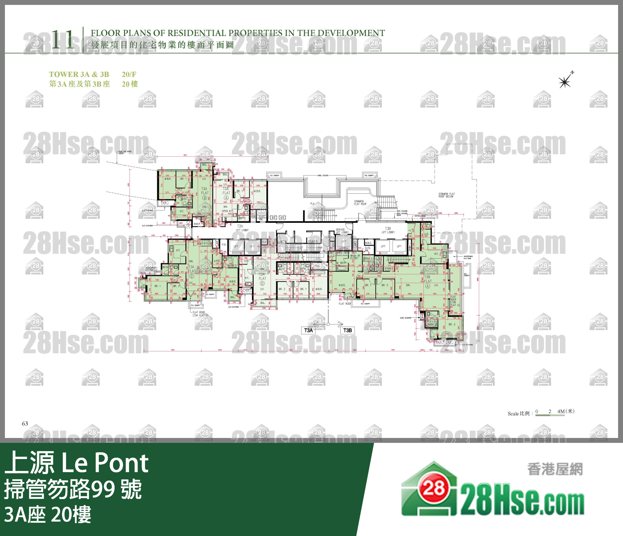 3A座 20樓 平面圖