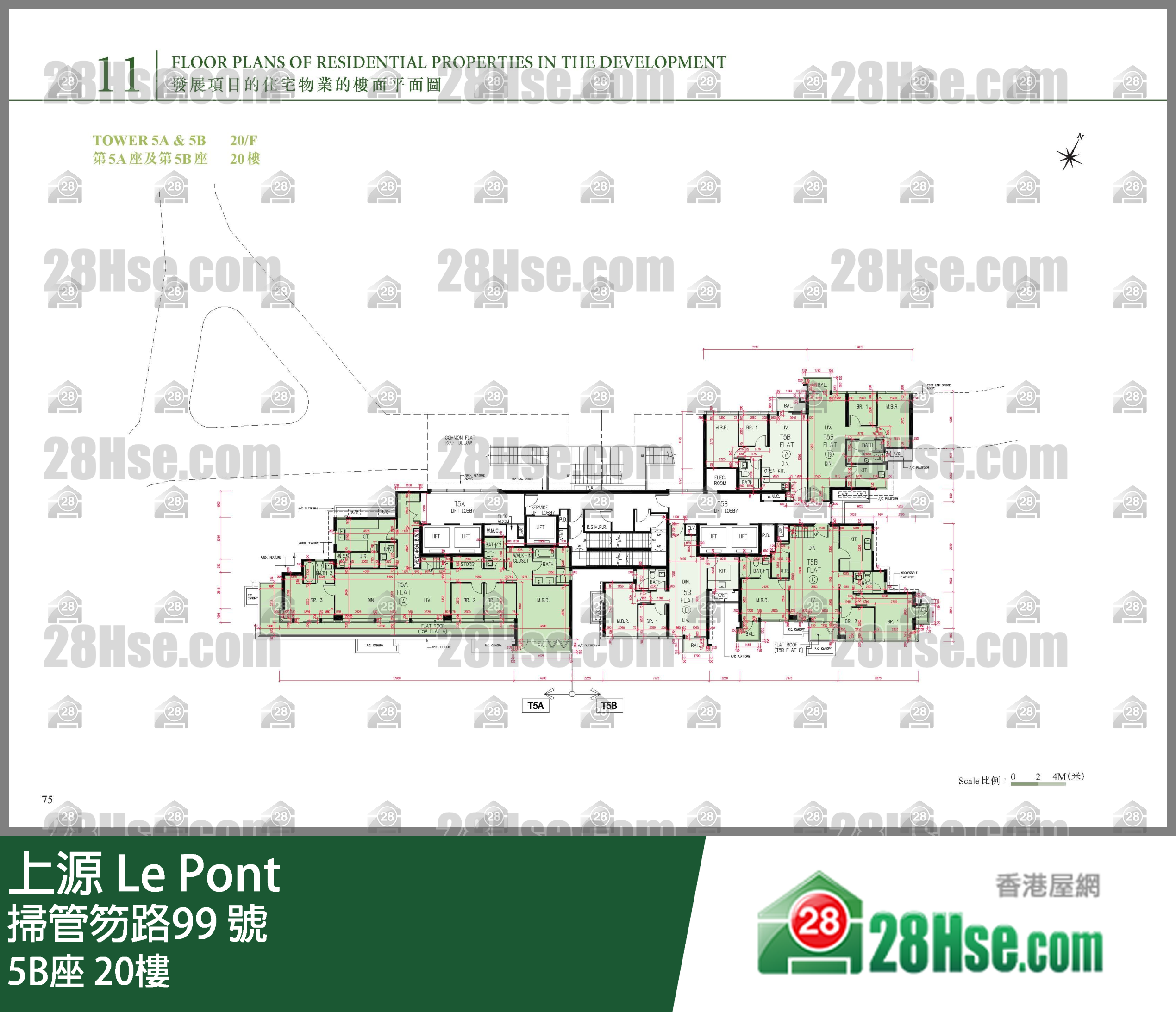 5B座 20樓 平面圖