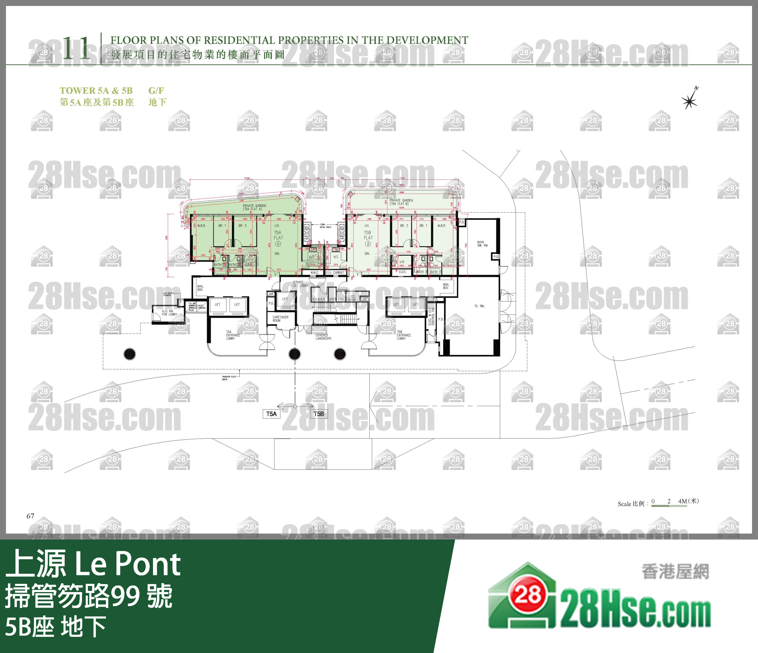 5B座 地下 平面圖
