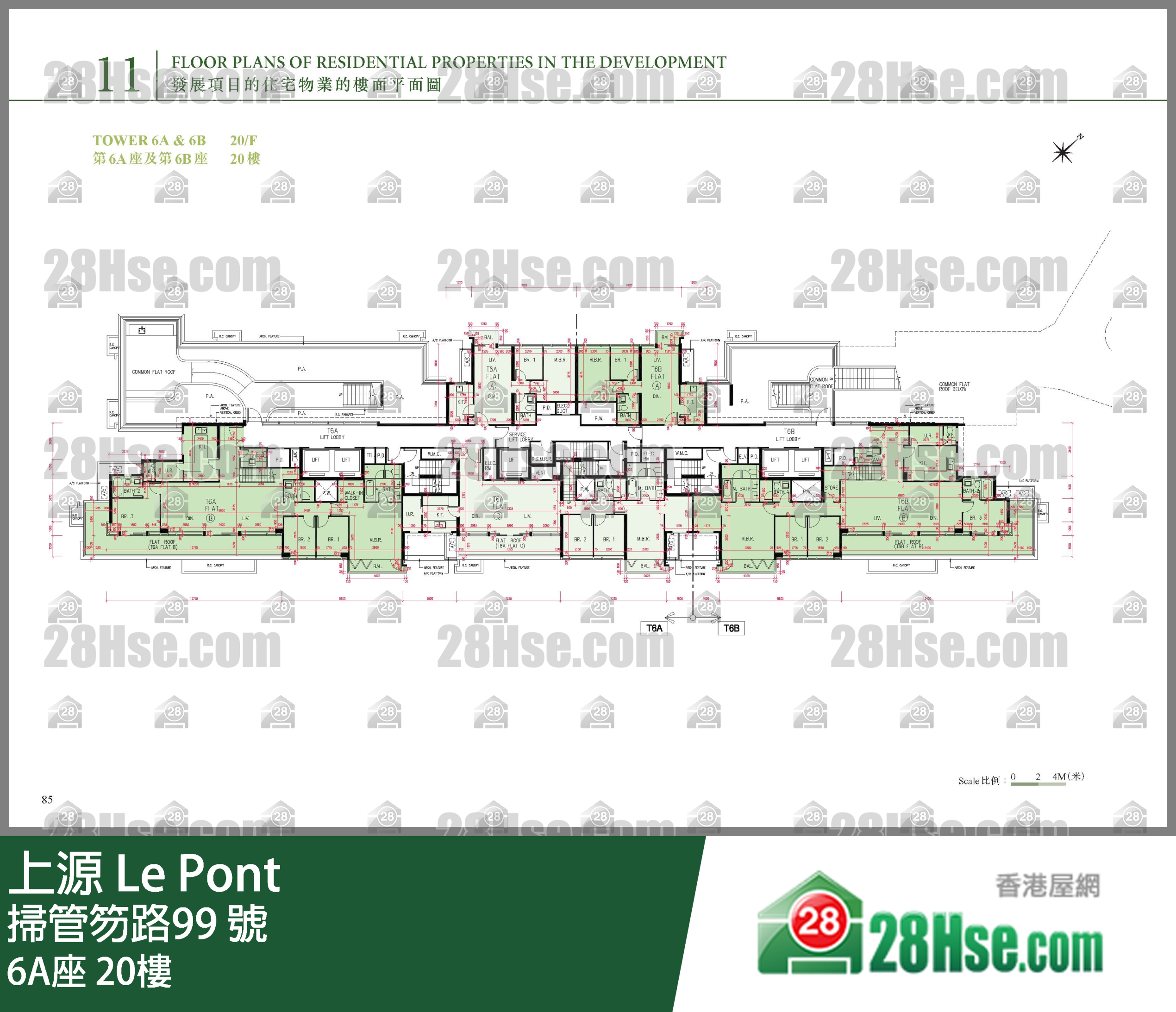 6A座 20樓 平面圖