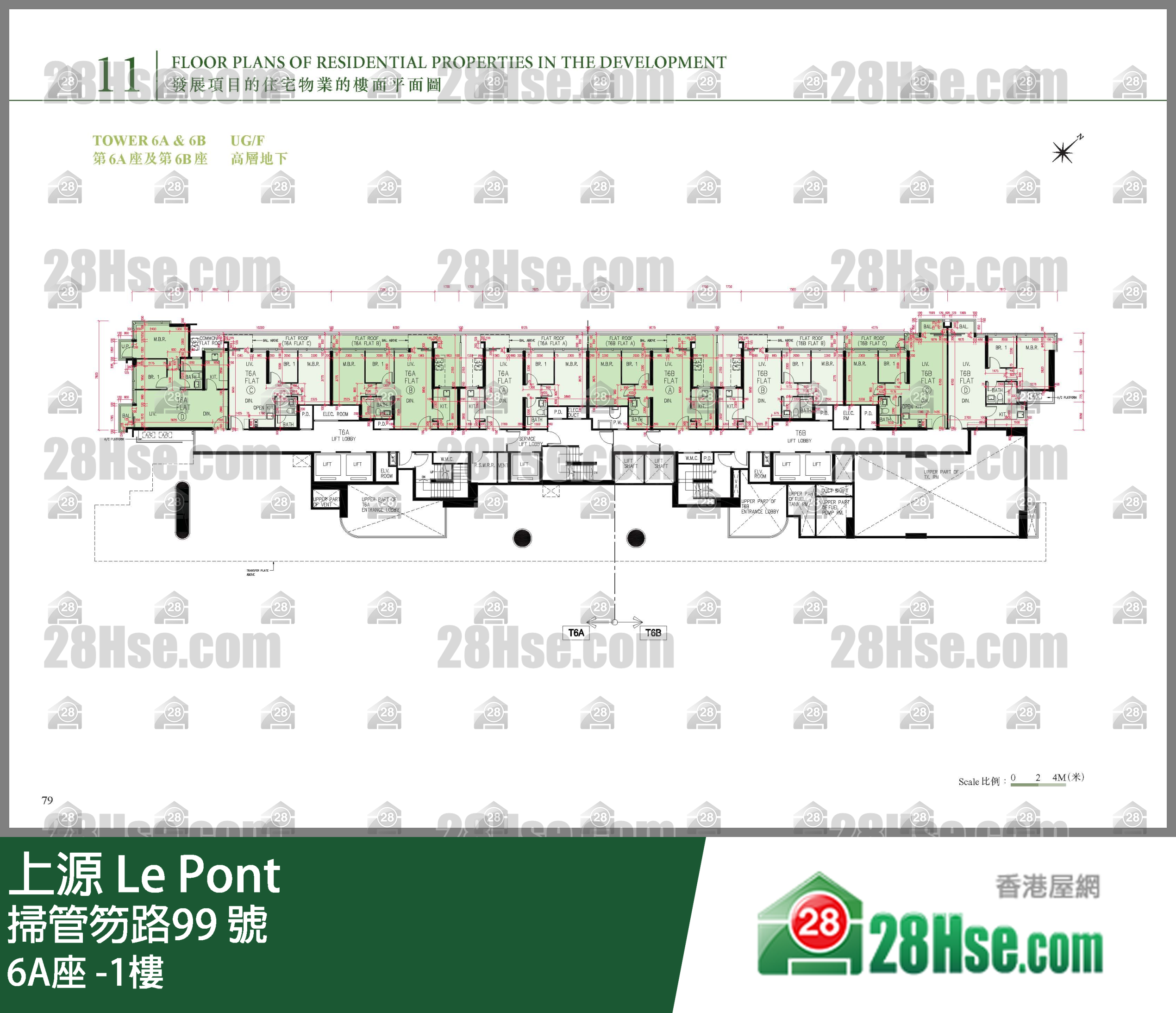 6A座 -1樓 平面圖