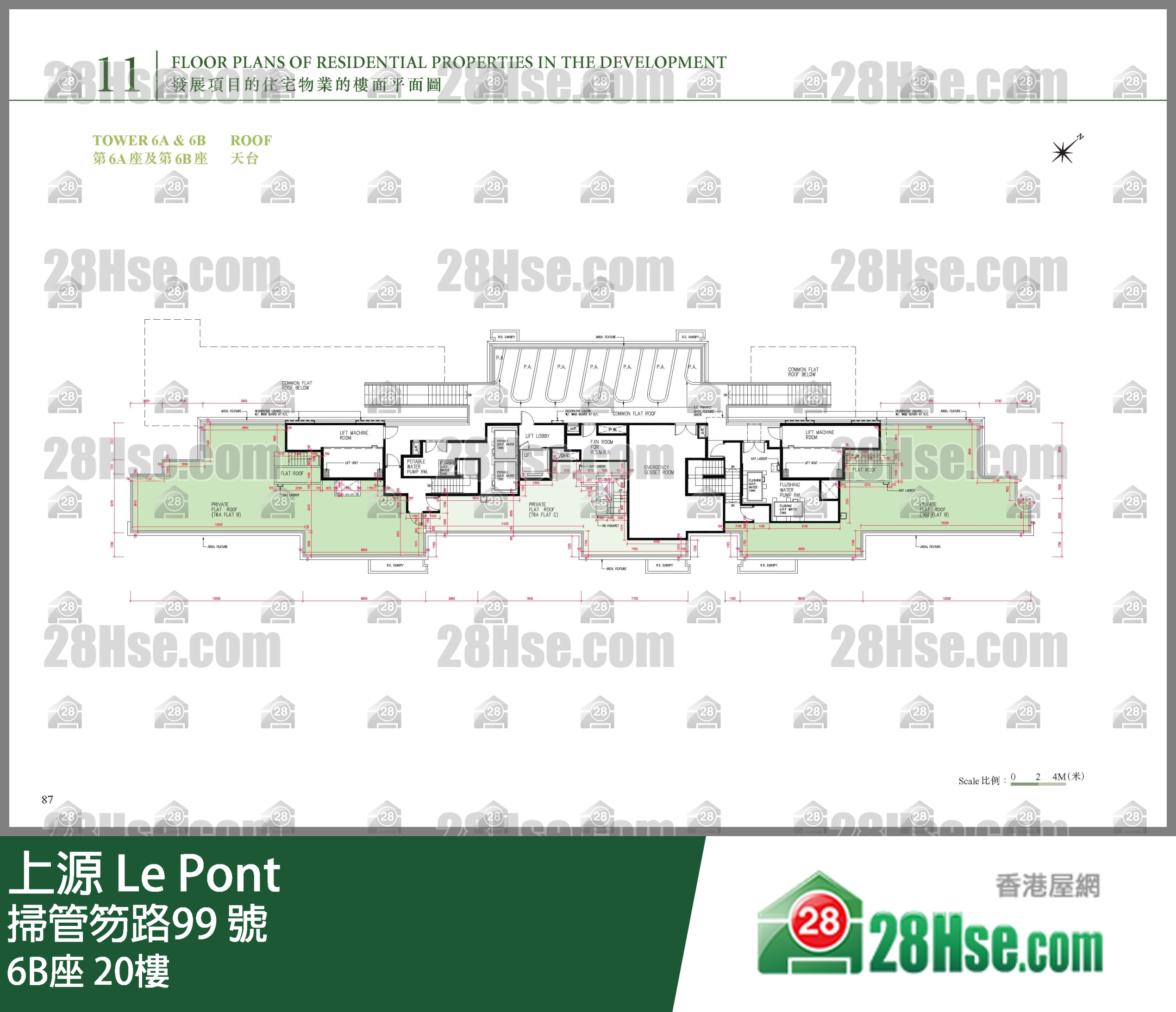 6B座 20樓 平面圖