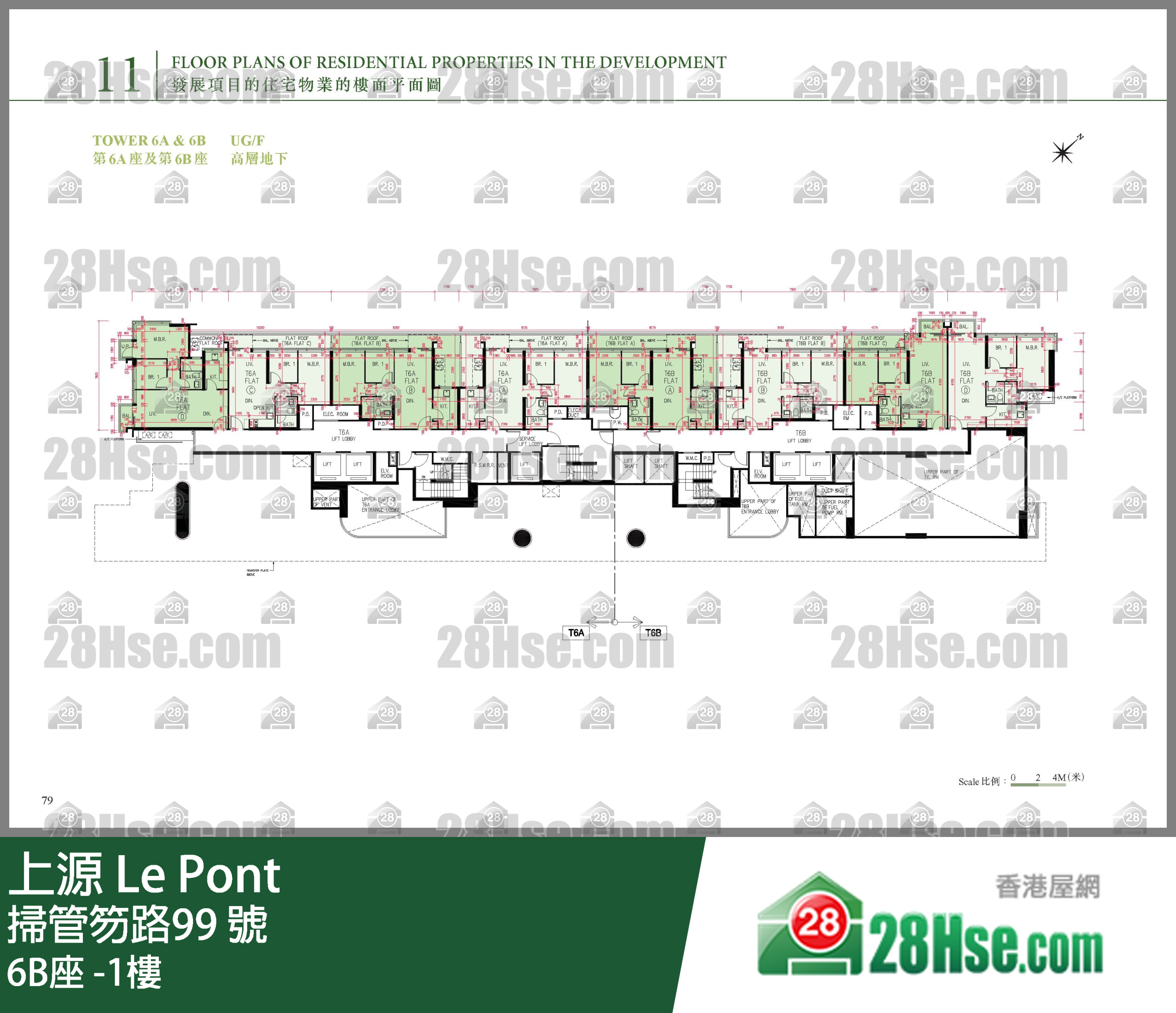 6B座 -1樓 平面圖