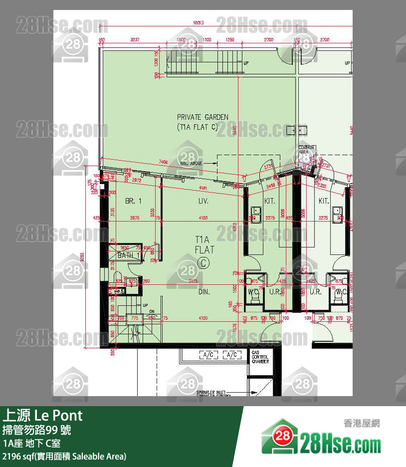 上源 大廈 1A座 C室 平面圖