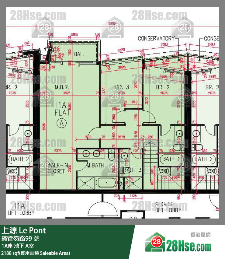 上源 大厦 1A座 A室 平面图