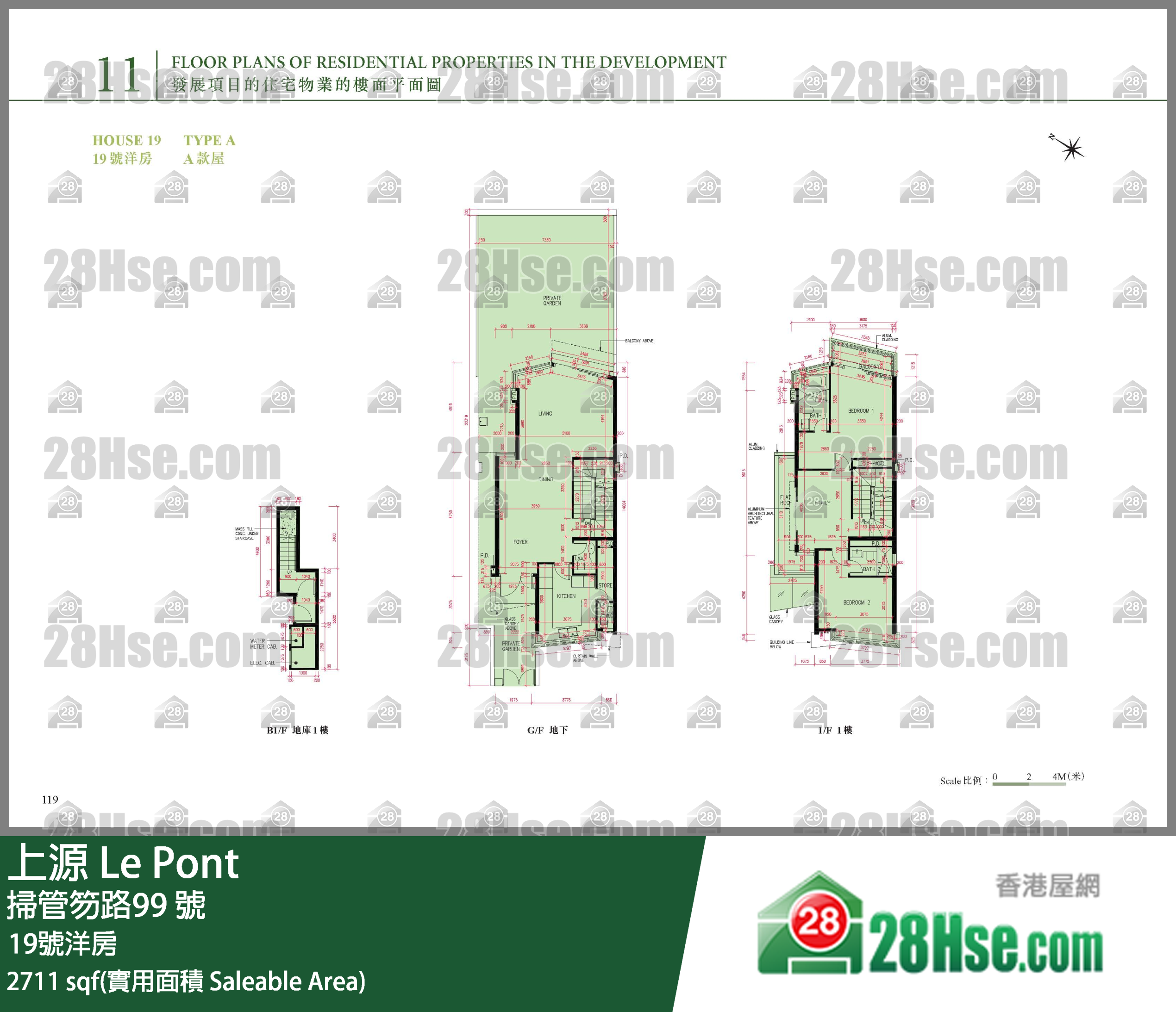 Le Pont Unit FloorPlan (Provided by 28Hse)