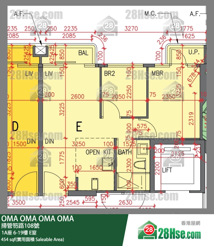 Oma Oma Unit FloorPlan (Provided by 28Hse)