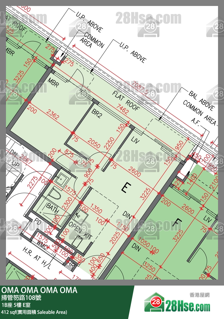 OMA OMA 1B座 5楼 E室 平面图