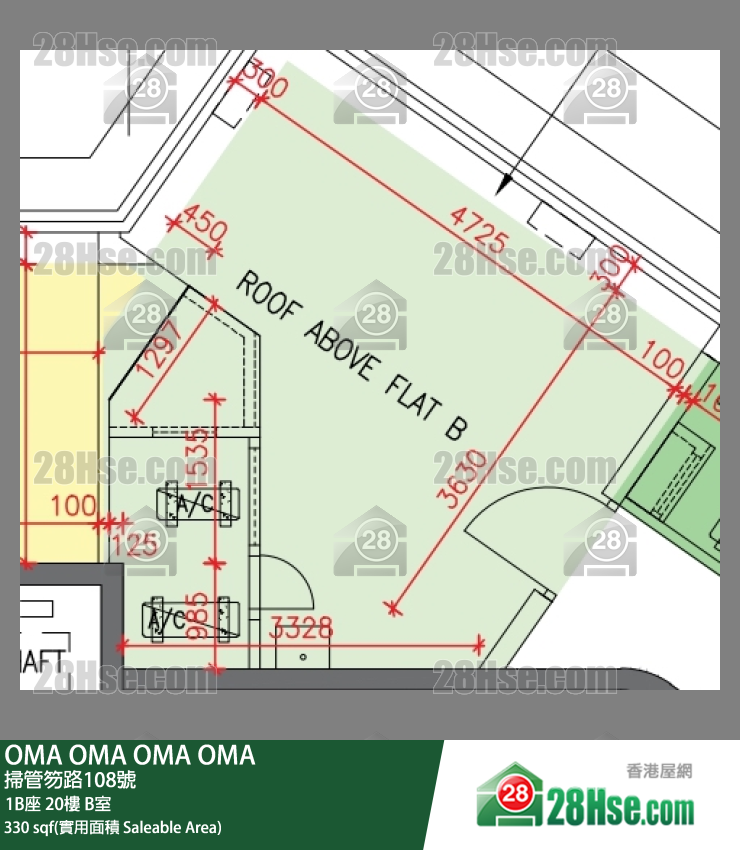 OMA OMA 1B座 20楼 B室 平面图